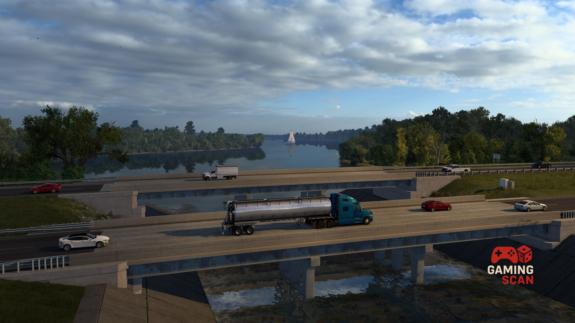 Illinois w American Truck Simulator: jeziora, rzeki i mokradła w nowym DLC