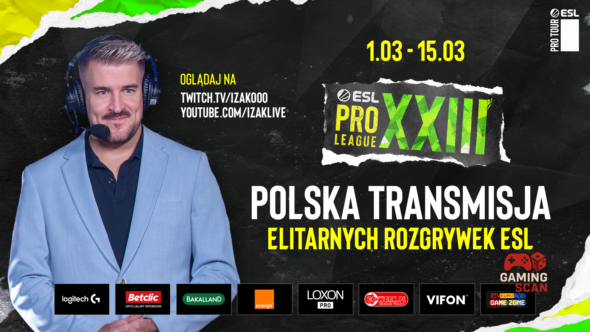 23. sezon rozgrywek ESL Pro League rozpocznie się już w tę niedzielę