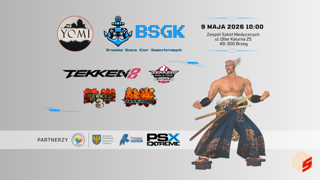 YOMI x&nbsp;BSGK – Tekken World Tour 2026 zawita do&nbsp;Brzegu. Oficjalny turniej już 9 maja
