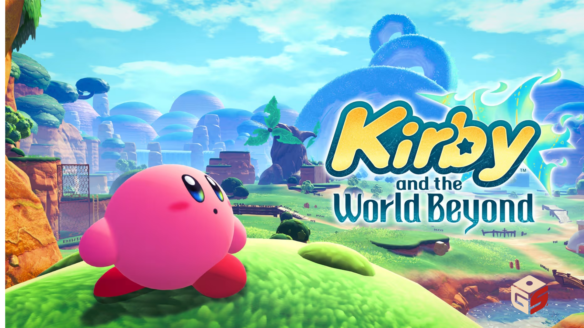 Grafika promująca grę "Kirby and the World Beyond"