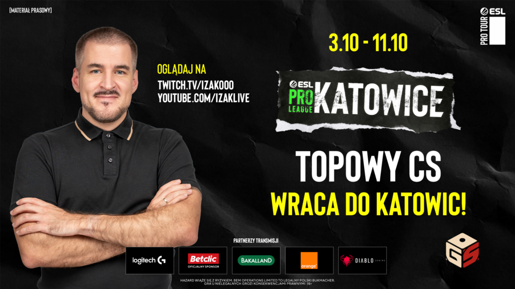 ESL Pro League wraca do Katowic. Topowy Counter-Strike od 3 października